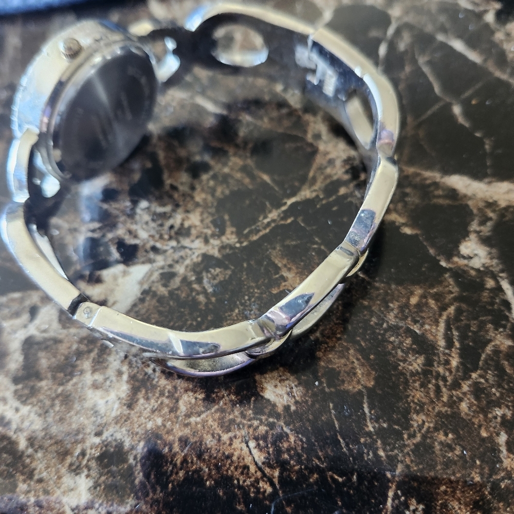 Silver Metal Watch Bracelet
